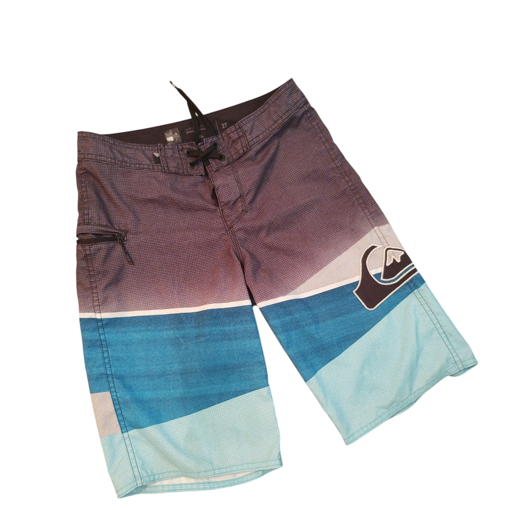Bundle Of 2 USED Quiksilver Board Shorts Size XS/27 - Picture 3 of 16